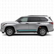 Adesivo Vinile Laterale a Strisce Dritte Vintage per Toyota Sequoia 2022+ 2