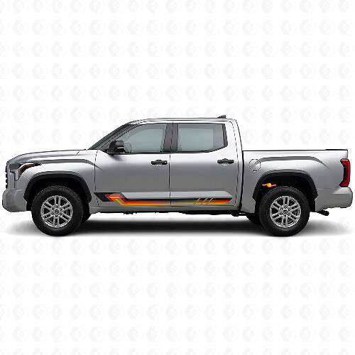 Adesivo in Vinile con Strisce Laterali Stile Vintage per Toyota Tundra 2022+