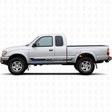Adesivo Vinilico a Strisce Laterali a Scacchi per Toyota Tacoma 1995-2004_2