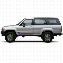 Adesivo laterale a strisce a nido d'ape per Toyota 4Runner 1984-1989_2