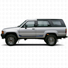Adesivo in vinile a strisce laterali stile racing per Toyota 4Runner 1984-1989_2