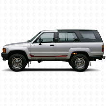 Adesivo in vinile a strisce laterali stile racing per Toyota 4Runner 1984-1989_3