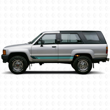 Adesivo Laterale in Vinile con Strisce Dritte Vintage per Toyota 4Runner 1984-1989_2