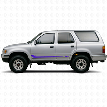 Adesivo laterale a strisce a nido d'ape per Toyota 4Runner 1989-1995_2