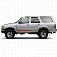 Adesivo laterale a strisce a nido d'ape per Toyota 4Runner 1989-1995_3