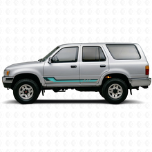 Adesivo in Vinile a Strisce Laterali Stile Vintage per Toyota 4Runner 1989-1995_2