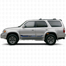Adesivo in Vinile con Bande Laterali a Bandiera a Scacchi per Toyota 4Runner 1995-2002_2