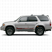 Adesivo in Vinile con Bande Laterali a Bandiera a Scacchi per Toyota 4Runner 1995-2002_3