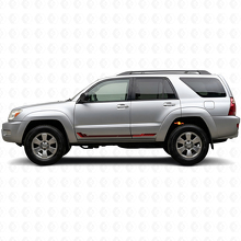 Adesivo Vinile a Strisce Laterali Stile Racing per Toyota 4Runner 2002-2009_3