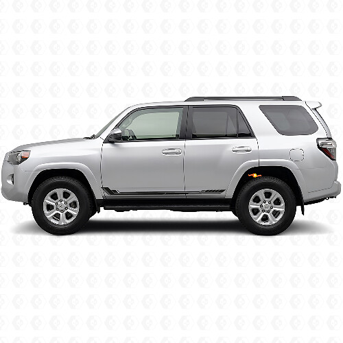 Adesivo in Vinile a Strisce Laterali Stile Racing per Toyota 4Runner 2009-2024_1