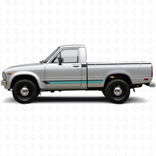 Strisce Vintage Dritte Adesivo Laterale in Vinile per Toyota Hilux 1978-1983_2