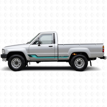 Adesivo in Vinile a Strisce Laterali Stile Vintage per Toyota Hilux 1983-1988_2