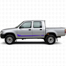 Adesivo laterale a strisce a nido d'ape per Toyota Hilux 1988-1997_2
