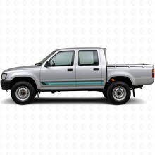 Adesivo Vinile Laterale con Strisce Dritte Vintage per Toyota Hilux 1988-1997_2