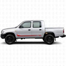 Adesivo Laterale a Strisce a Nido d'Ape per Toyota Hilux 1997-2004_3