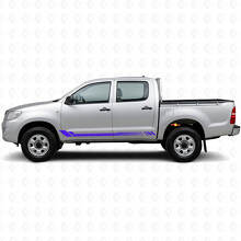 Adesivo Laterale a Strisce a Nido d'Ape per Toyota Hilux 2004-2015_2
