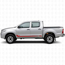 Adesivo Laterale a Strisce a Nido d'Ape per Toyota Hilux 2004-2015_3