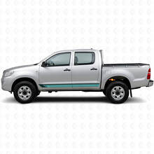Strisce laterali dritto vintage in vinile per Toyota Hilux 2004-2015_2