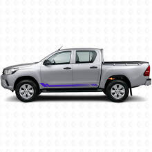 Adesivo in vinile laterale a strisce a nido d'ape per Toyota Hilux 2015+_2