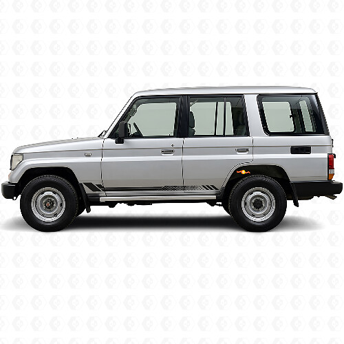 Adesivo Laterale a Strisce a Nido d'Ape per Toyota Land Cruiser Prado 1990-1996_1