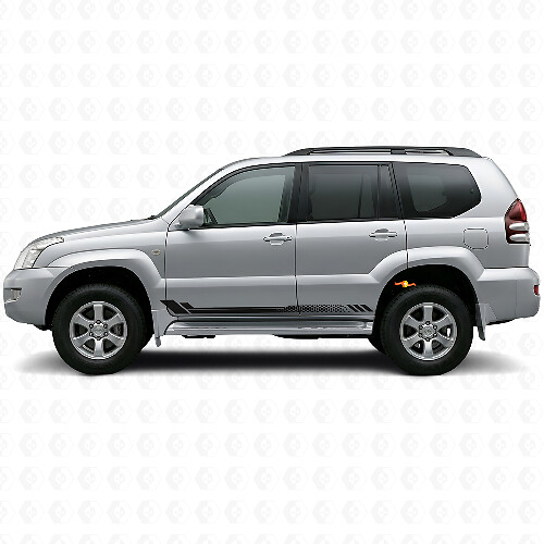Adesivo laterale a strisce a nido d'ape per Toyota Land Cruiser Prado 2002-2009