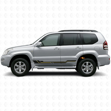 Adesivo in Vinile a Strisce Curvate per Minigonna per Toyota Land Cruiser Prado 2002-2009_2