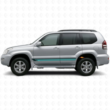 Strisce Verticali Vintage Adesivi Laterali in Vinile per Toyota Land Cruiser Prado 2002-2009_2