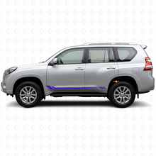 Adesivo Laterale a Strisce a Nido d'Ape per Toyota Land Cruiser Prado 2009-2023_2