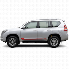 Adesivo Laterale a Strisce a Nido d'Ape per Toyota Land Cruiser Prado 2009-2023_3