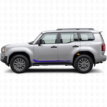 Adesivo Vinile Laterale a Strisce Esagonali per Toyota Land Cruiser Prado 2023+_2