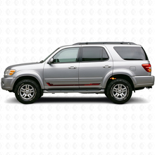 Adesivo in Vinile a Strisce Laterali Stile Racing per Toyota Sequoia 2000-2007_3