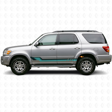 Adesivo in Vinile a Strisce Laterali Stile Vintage per Toyota Sequoia 2000-2007_2