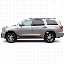 Adesivo in Vinile Strisce Laterali Stile Racing per Toyota Sequoia 2007-2022_3