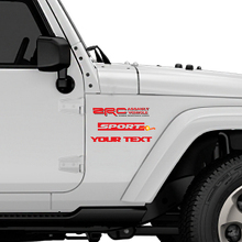 Adesivi in Vinile Zombie Resistance Corps per Jeep Wrangler Rubicon_3