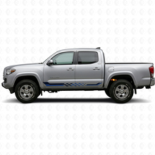 Adesivo in Vinile con Strisce Laterali a Bandiera a Scacchi per Toyota Tacoma 2015-2023_2