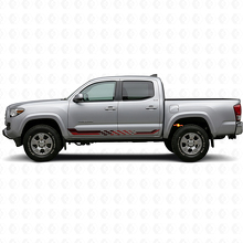 Adesivo in Vinile con Strisce Laterali a Bandiera a Scacchi per Toyota Tacoma 2015-2023_3