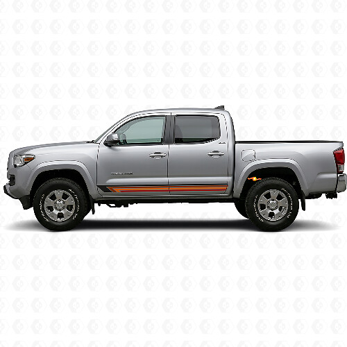 Adesivo Laterale in Vinile a Strisce Dritte Vintage per Toyota Tacoma 2015-2023_1