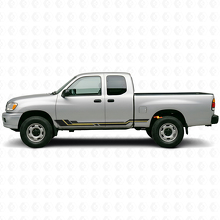 Adesivo in vinile con strisce curve per soglia portiera Toyota Tundra 1999-2006_2