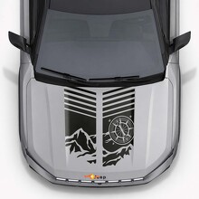 Adesivo in Vinile Strisce Cofano Mountain Style per Jeep Compass 2026_4