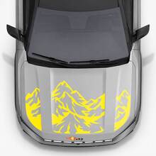 Adesivo in Vinile con Tripla Striscia Mountain Style per Cofano Jeep Compass 2026 3