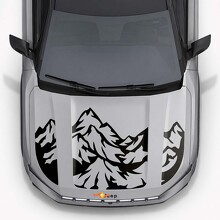 Adesivo in Vinile con Tripla Striscia Mountain Style per Cofano Jeep Compass 2026_4