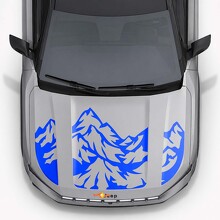 Adesivo in Vinile con Tripla Striscia Mountain Style per Cofano Jeep Compass 2026_6