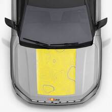 Adesivo in Vinile con Stile Topografico per Cofano Jeep Compass 2026_2