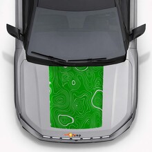 Adesivo in Vinile con Stile Topografico per Cofano Jeep Compass 2026_6