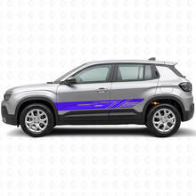 Kit di Adesivi in Vinile con Strisce Laterali Decorate per Jeep Avenger 2023+_2
