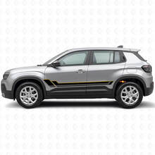 Kit Adesivi in Vinile a Strisce Gemelle per Porte Jeep Avenger 2023+_2