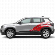 Adesivo laterale in vinile con grafica schizzi di fango per Jeep Avenger 2023+_3