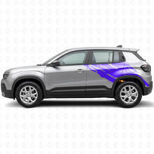 Kit Adesivi Laterali Grafica Spruzzi di Fango per Jeep Avenger 2023+_2