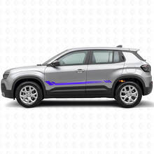 Adesivo Laterale in Vinile con Strisce a Nido d'Ape per Jeep Avenger 2023+_2