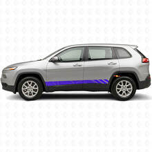 Adesivo Laterale in Vinile a Strisce Stile Topografico per Jeep Cherokee KL 2013-2023_2